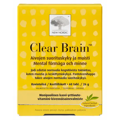 New Nordic Clear Brain 60 табл.