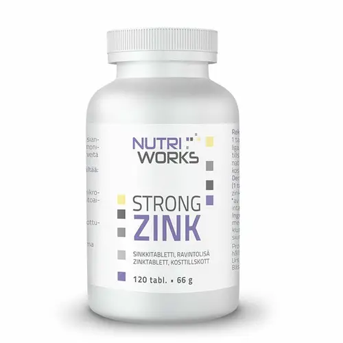Nutri Works Strong Zink - Цинк 120 табл.