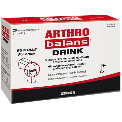 Arthrobalans Drink - порошок для хрящей со вкусом лимона, 20 пакетиков
