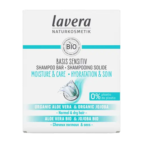 Lavera Basis Sensitiv Moisture & Care - Шампунь-батончик 50 г