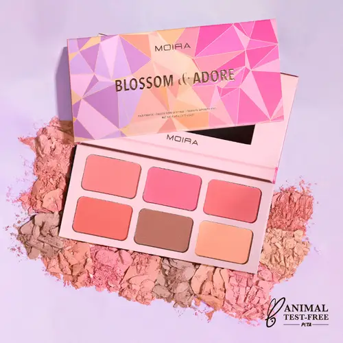 Палитра для лица MOIRA Blossom & Adore - Палитра румян