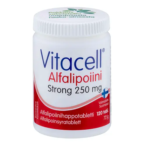 Vitacell Alpha lipoin Strong 250 мг 120 табл.