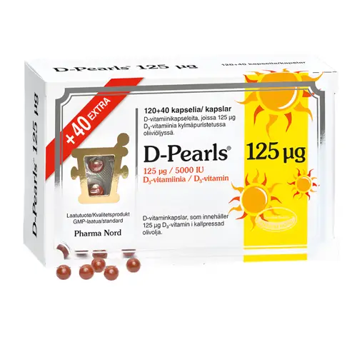 Pharma Nord D-Pearls 125 мкг 120+40 капсул