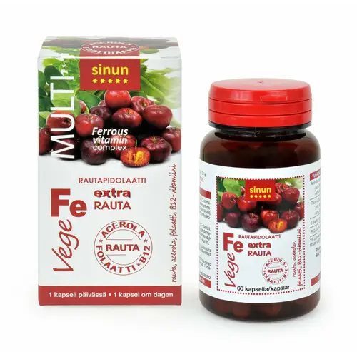 Ваш Multi Vege Iron Pidolate 60 капсул.