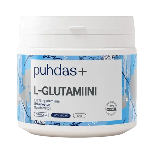 Pure+ L-глютамин 200 г