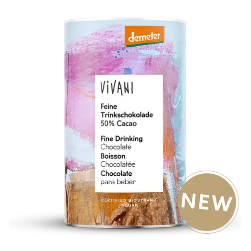 Vivani Demeter Feine Trinkschokolade 50% Cacao - Какао-порошок 300 г