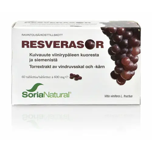 Soria Natural Resverasor - Препарат ресвератрола 60 табл.