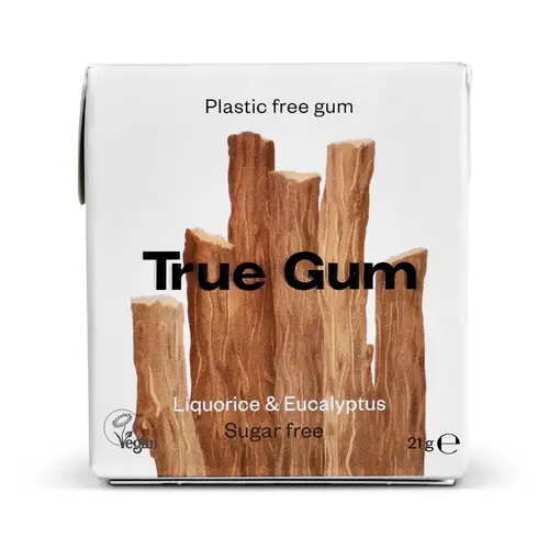 Жевательная резинка True Gum Xylitol с лакрицей и эвкалиптом — без сахара
