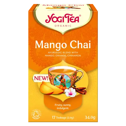 Чай Yogi Tea Mango Chai 17 чайных пакетиков