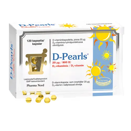 Pharma Nord D-Pearls витамин D 20 мкг 120 капс.