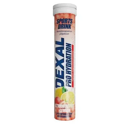Dexal Pro Hydration со вкусом клубники и лимона — спортивный напиток, 18 шипучих таблеток