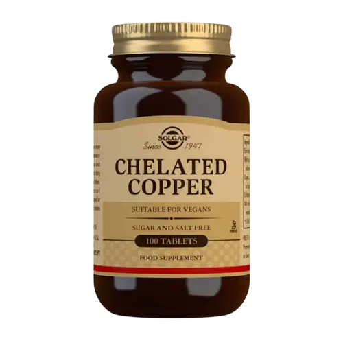 Solgar Chelated Copper - Хелат меди 100 табл.