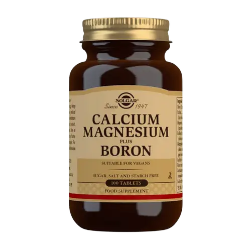 Solgar Calcium Magnesium + Boron - Кальций, Магний + Бор 100 табл.