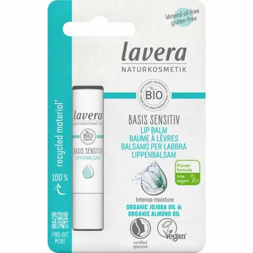 Lavera Basis Sensitiv Lip Balm - Нежный бальзам для губ 4,5 г