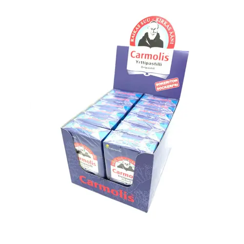 Пастилки Carmolis Herbal без сахара - Семейная упаковка 12 x 45 г