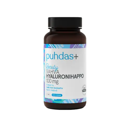 Pure+ Beauty Strong Гиалуроновая кислота 100 мг 60 капсул.