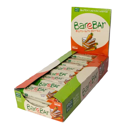 Батончик Leader Barebar Date Barrot cake 24 шт. x 40 г Оптовая упаковка