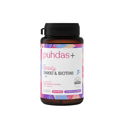 Pure+ Beauty Цинк и биотин + кремний 60 капсул.