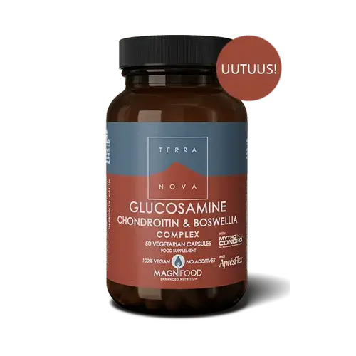 Terranova Glucosamine Chondroitin & Boswellia Complex 50 капсул.