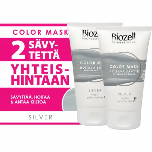 Biozell Professional Color Mask 2 - Pack - Tint Silver 2 x 150 мл - lot