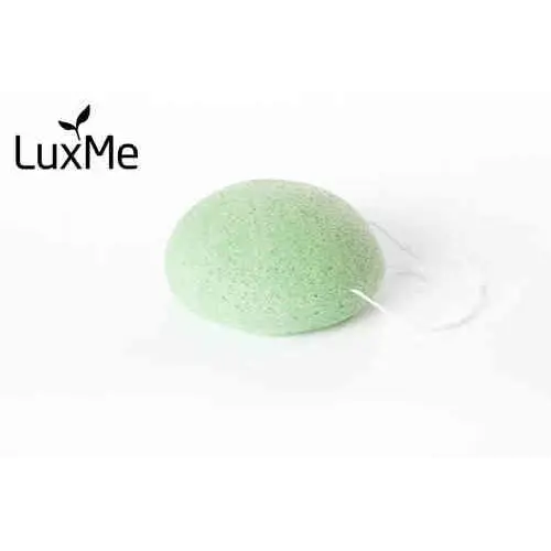 Спонж LuxMe Konjac для нечистой кожи - зеленый 1 шт.