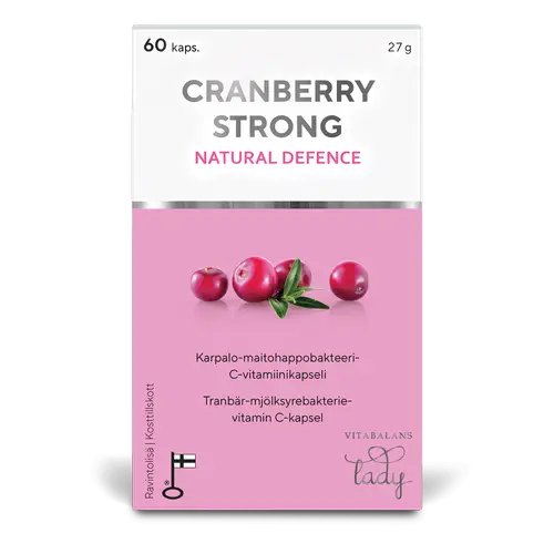 Клюква Крепкая - Клюква - Молочнокислые бактерии - Препарат витамина С 60 капс.