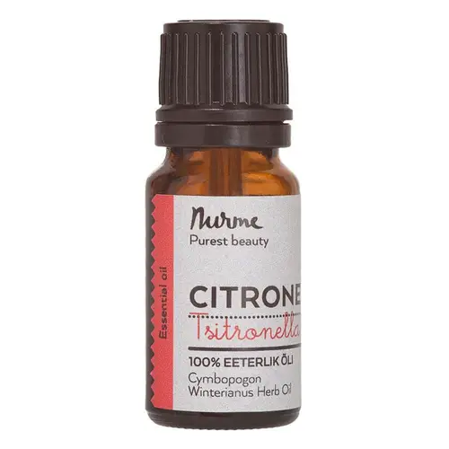 Nurme Citronella Essential Oil - Эфирное масло цитронеллы 10 мл