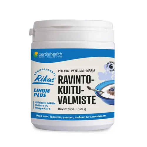 Bertil's Health Rich Linum Plus — препарат пищевых волокон 350 г