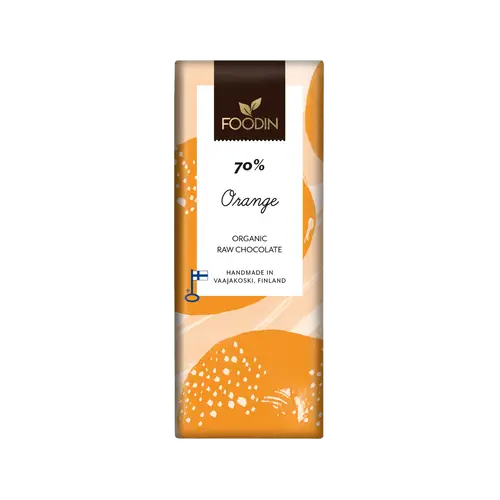 Foodin Orange сырой шоколад 70%