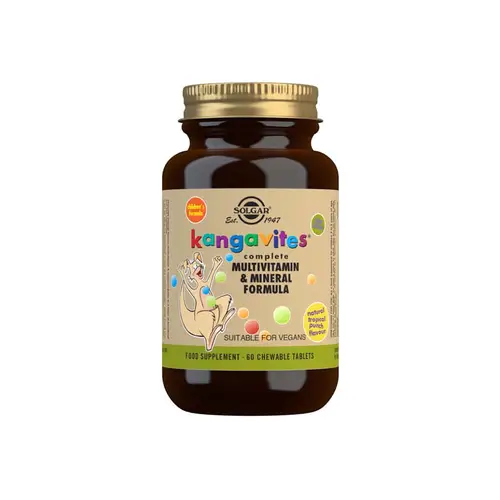 Solgar Kangavites Tropical Punch - Жевательные мультивитамины для детей 60 табл.